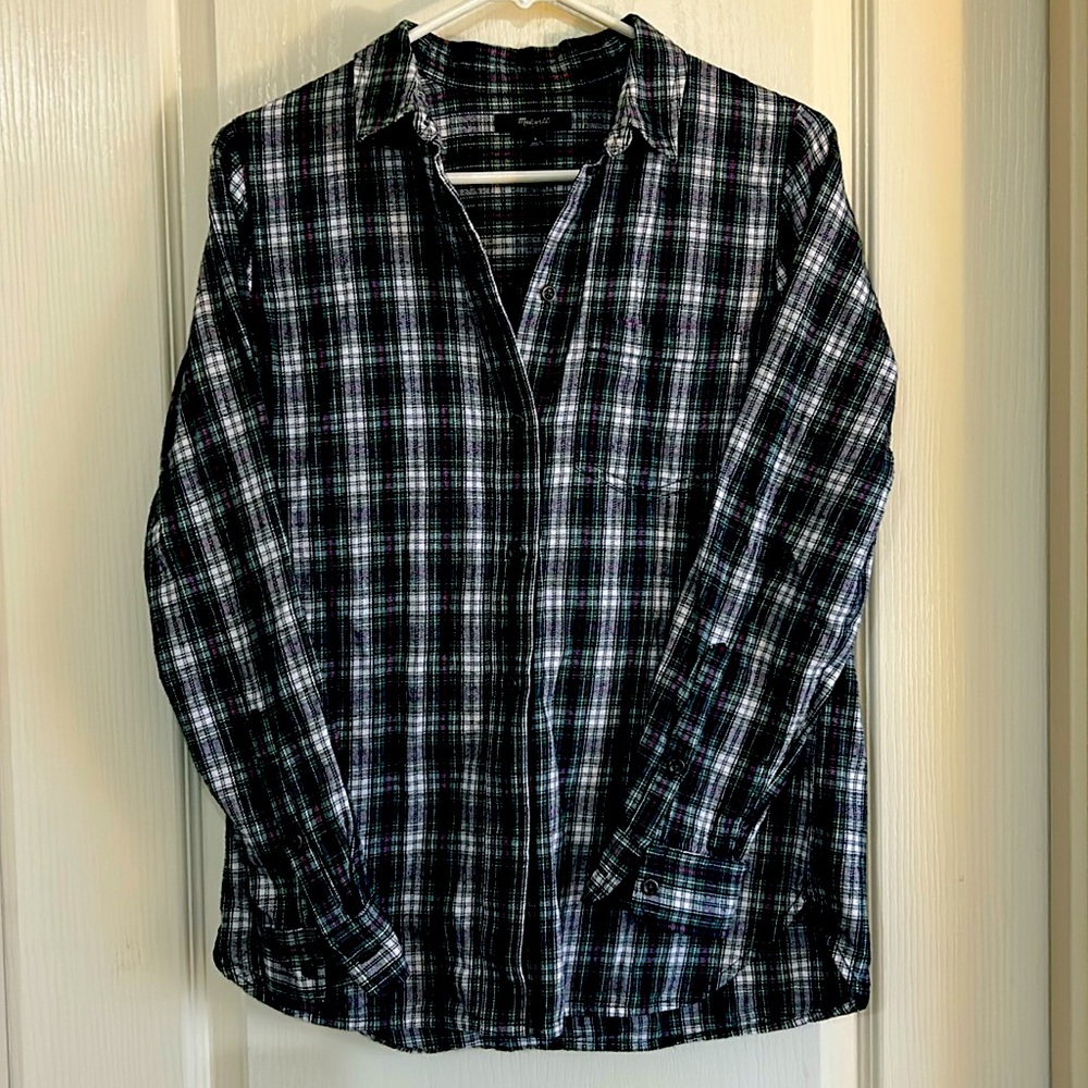 Madewell 100% flannel top. Great condition.